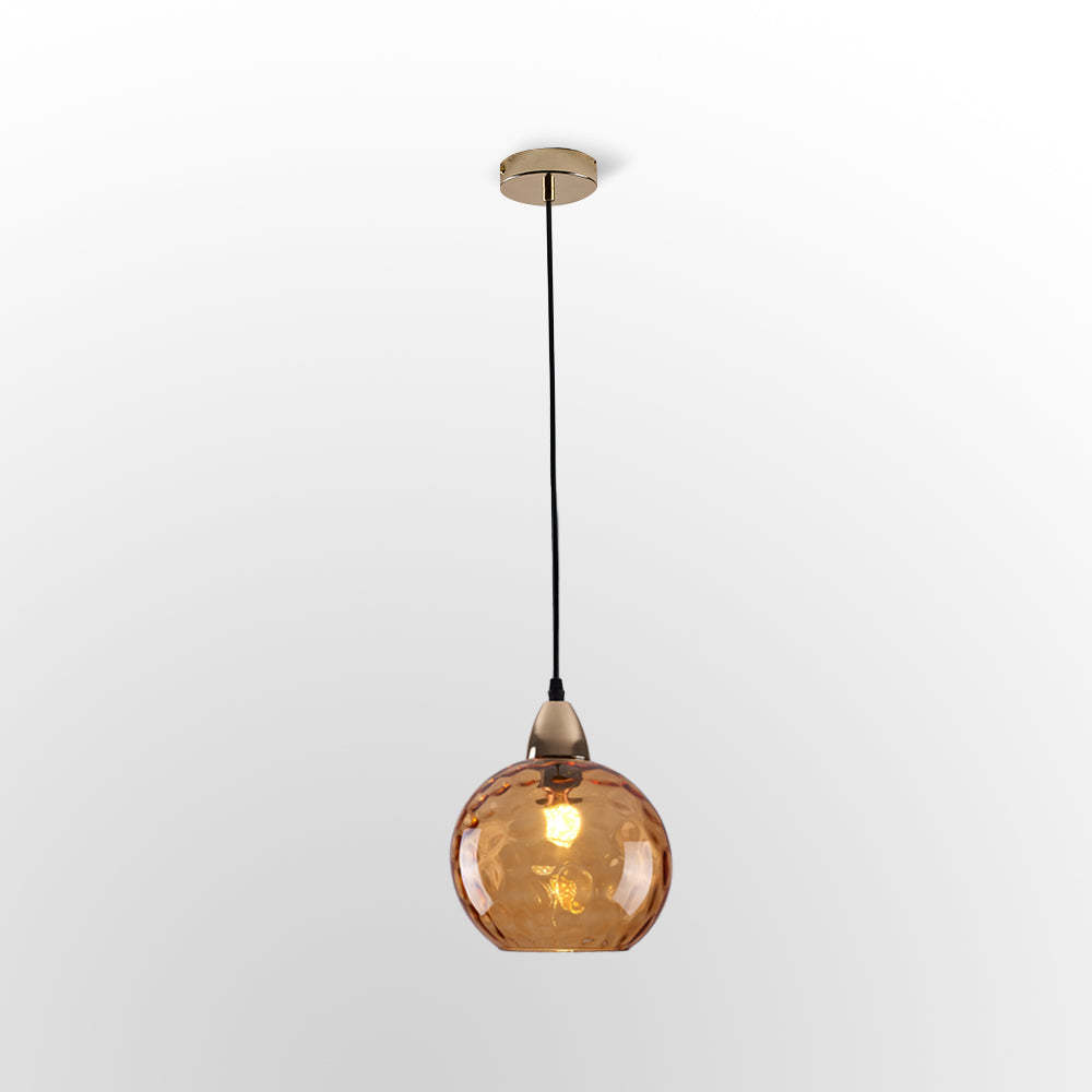Hailie Design Grote Ronde LED Hanglampen Metaal Glas Eetkamer