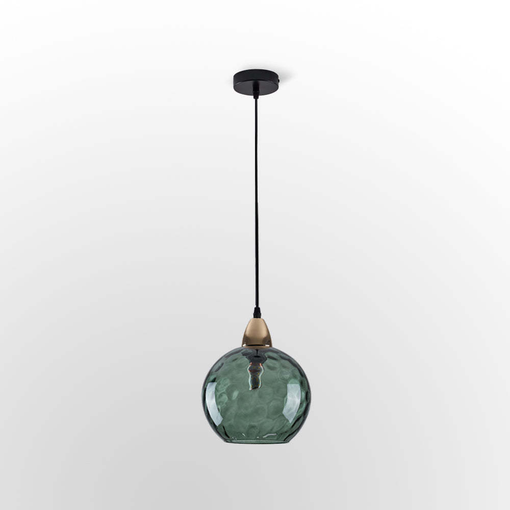Hailie Design Grote Ronde LED Hanglampen Metaal Glas Eetkamer