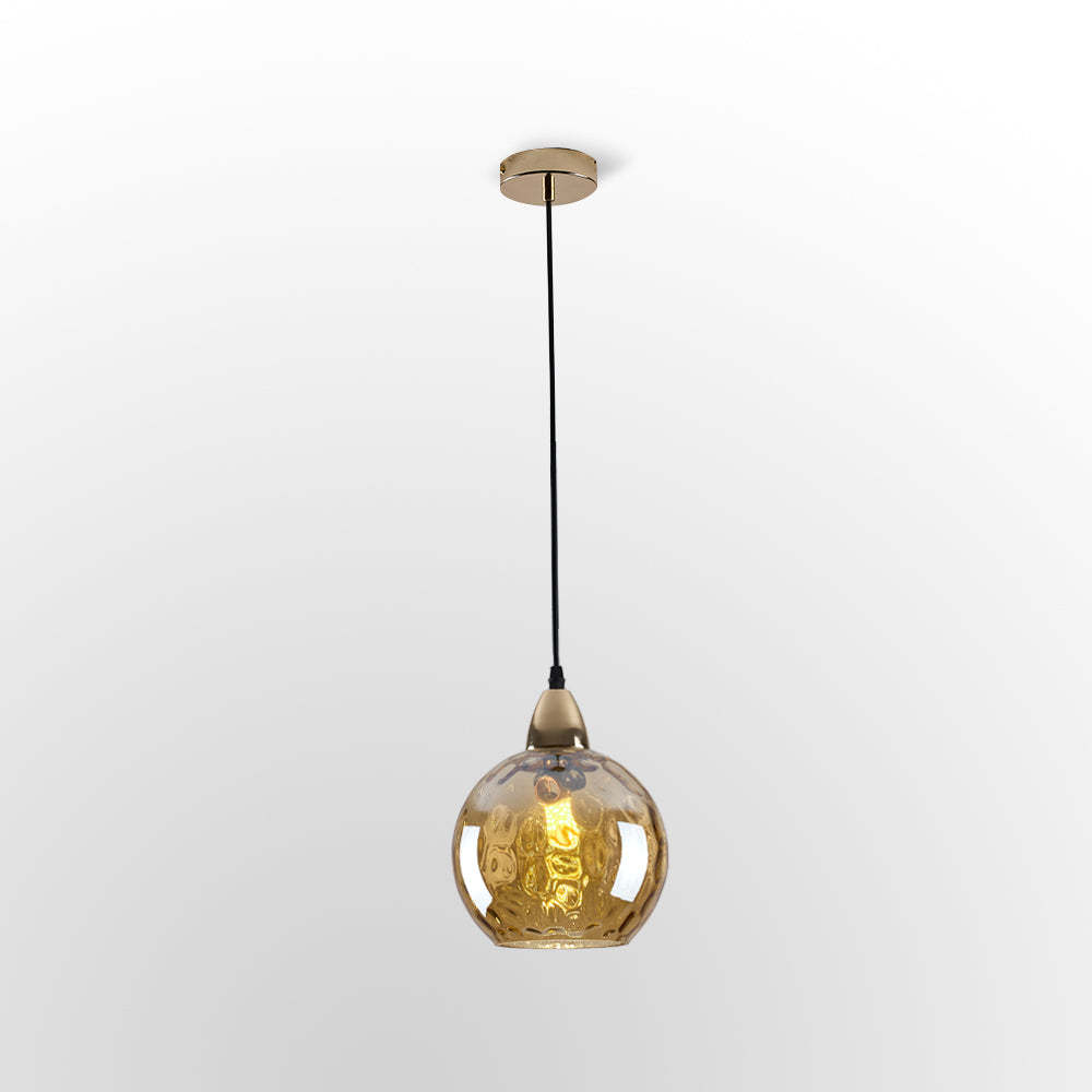Hailie Design Grote Ronde LED Hanglampen Metaal Glas Eetkamer