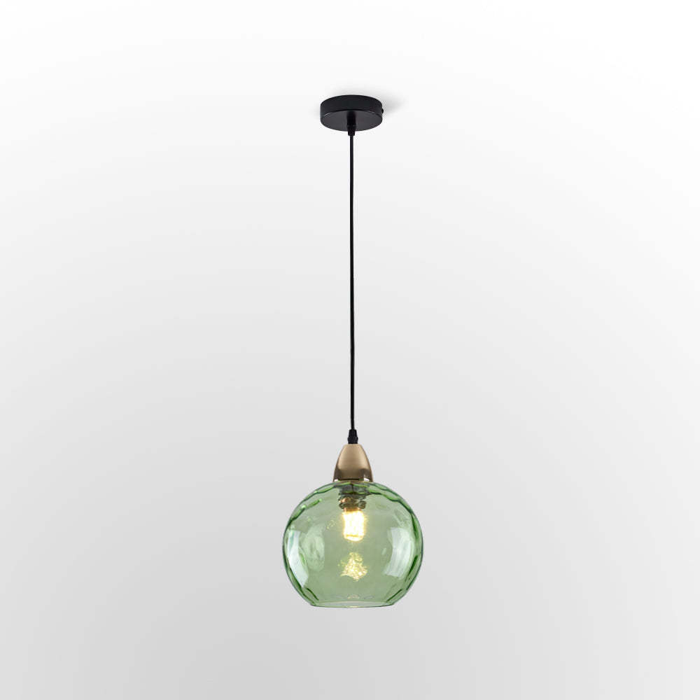 Hailie Design Grote Ronde LED Hanglampen Metaal Glas Eetkamer