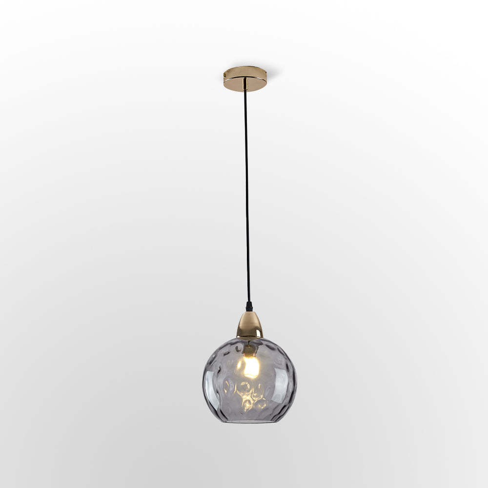 Hailie Design Grote Ronde LED Hanglampen Metaal Glas Eetkamer
