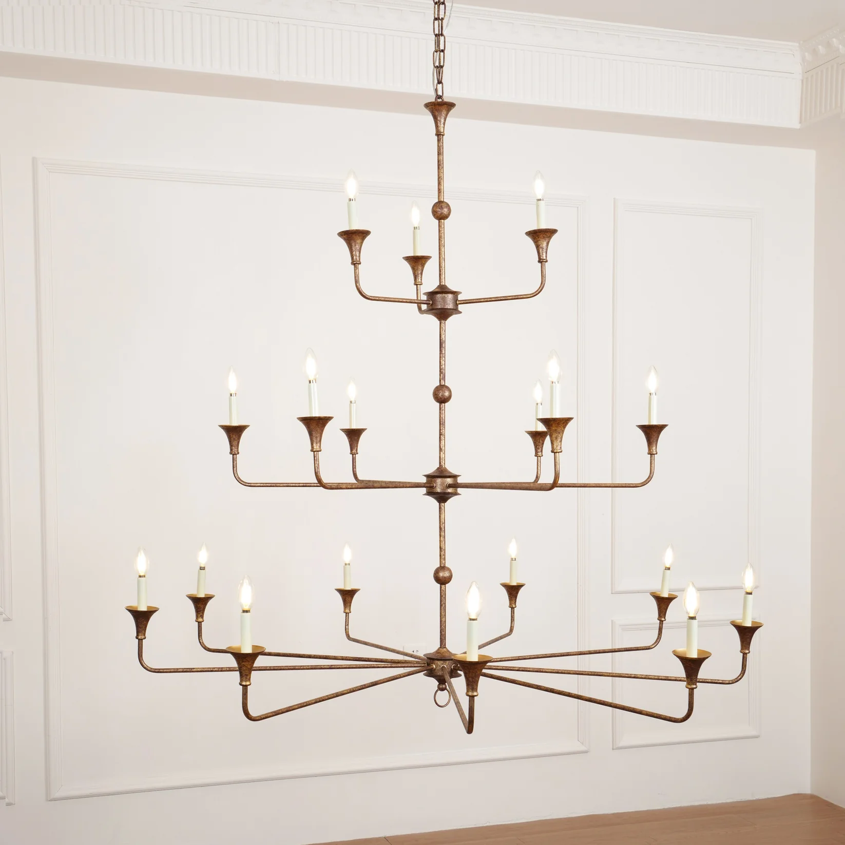 Alessio Vintage Metal Pyrite Bronze Pendant Light Dining Room Bedroom