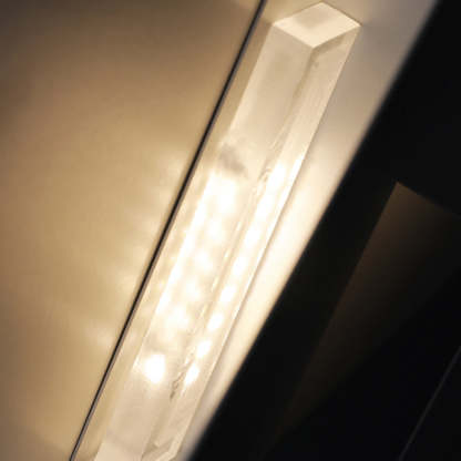 Eveline Design Rechthoekig LED Wandlamp Metaal Wit Slaap/Woon/Eetkamer