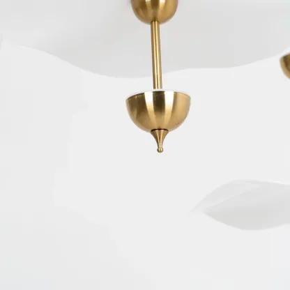 Carins Modern Gold Metal Acrylic Pendant Light Bedroom Living Room