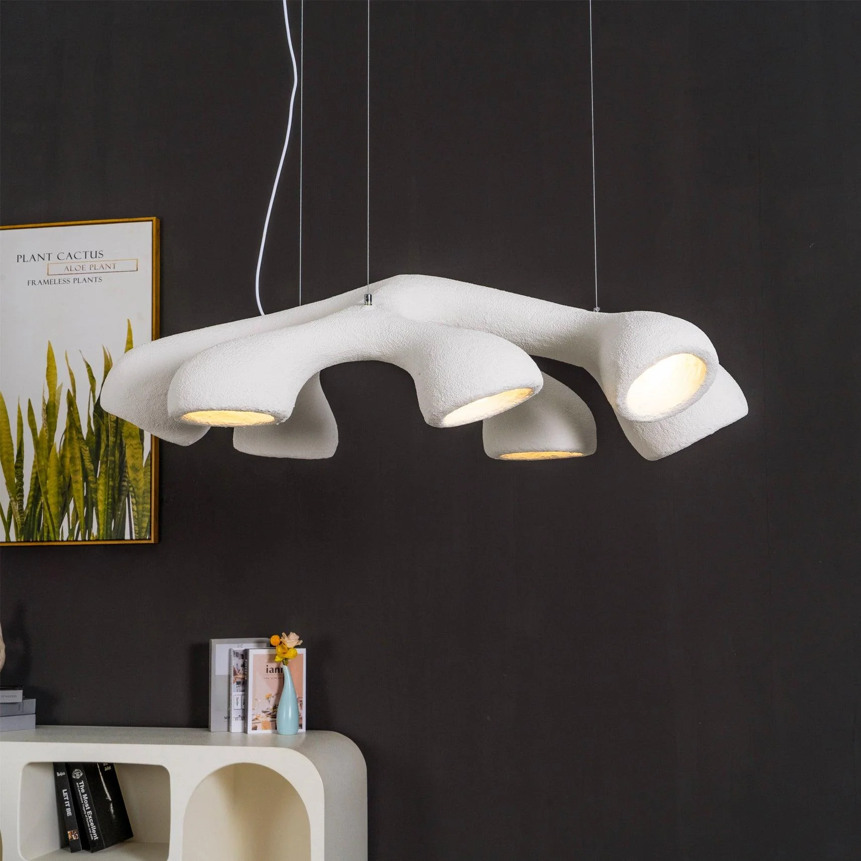 Quinn Modern Minimalism Polystyrene Pendant Light Living Dining Room