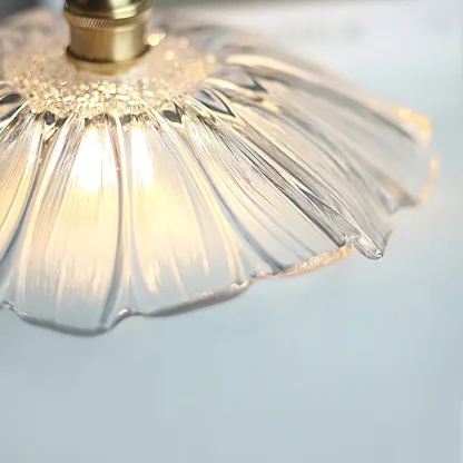 Carins Modern Flower Glass Hanging Pendant Light Dining Room