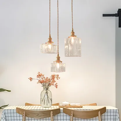 Alessio Vintage Luxury Glass Pendant Light Shades Dining Room Bedroom