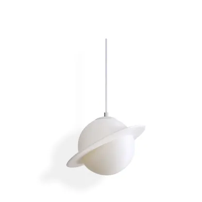 Hailie Modern Jupiter Round Pendant Light Shades Bedroom