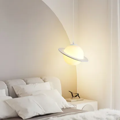 Hailie Modern Jupiter Round Pendant Light Shades Bedroom