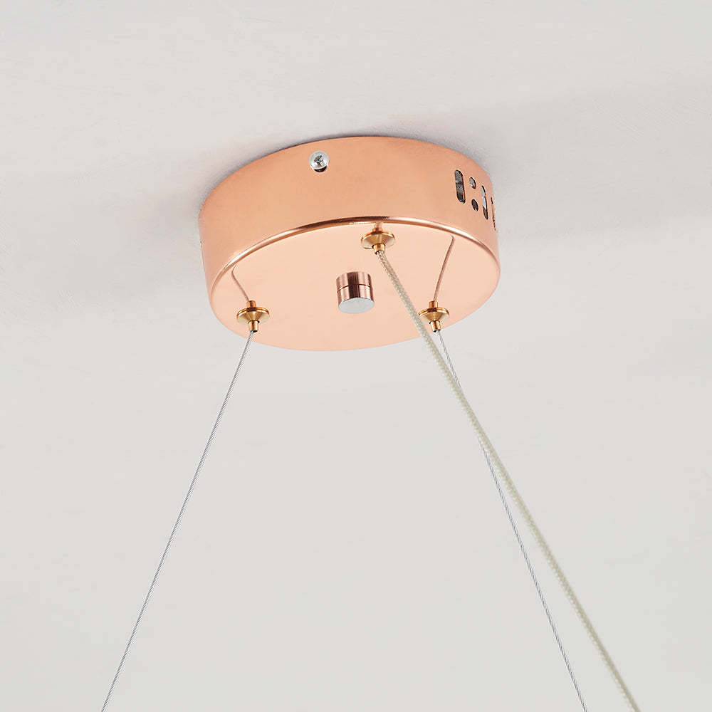 Marilyn Design Grote LED Hanglamp Zwart Wit Gouden Metaal Woonkamer