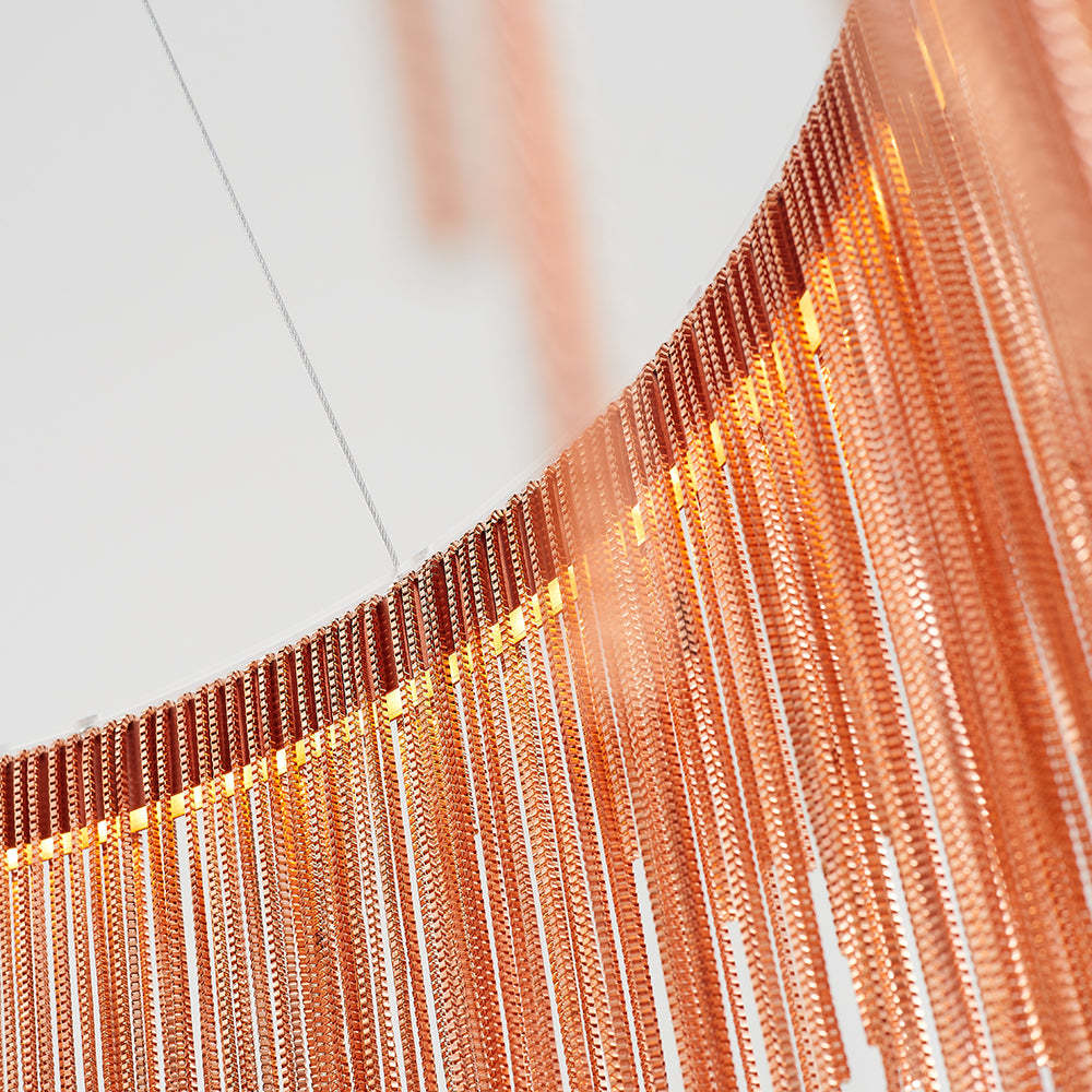 Marilyn Design Grote LED Hanglamp Zwart Wit Gouden Metaal Woonkamer