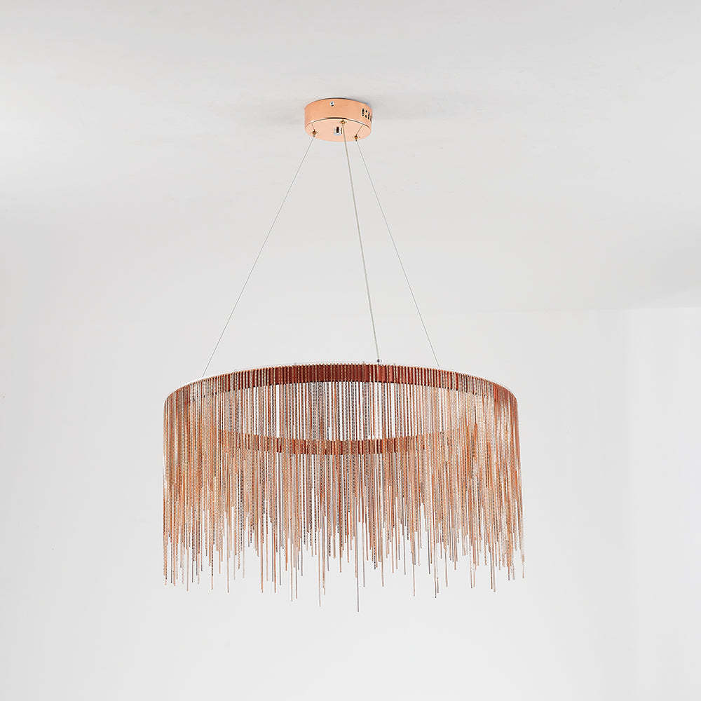 Marilyn Design Grote LED Hanglamp Zwart Wit Gouden Metaal Woonkamer