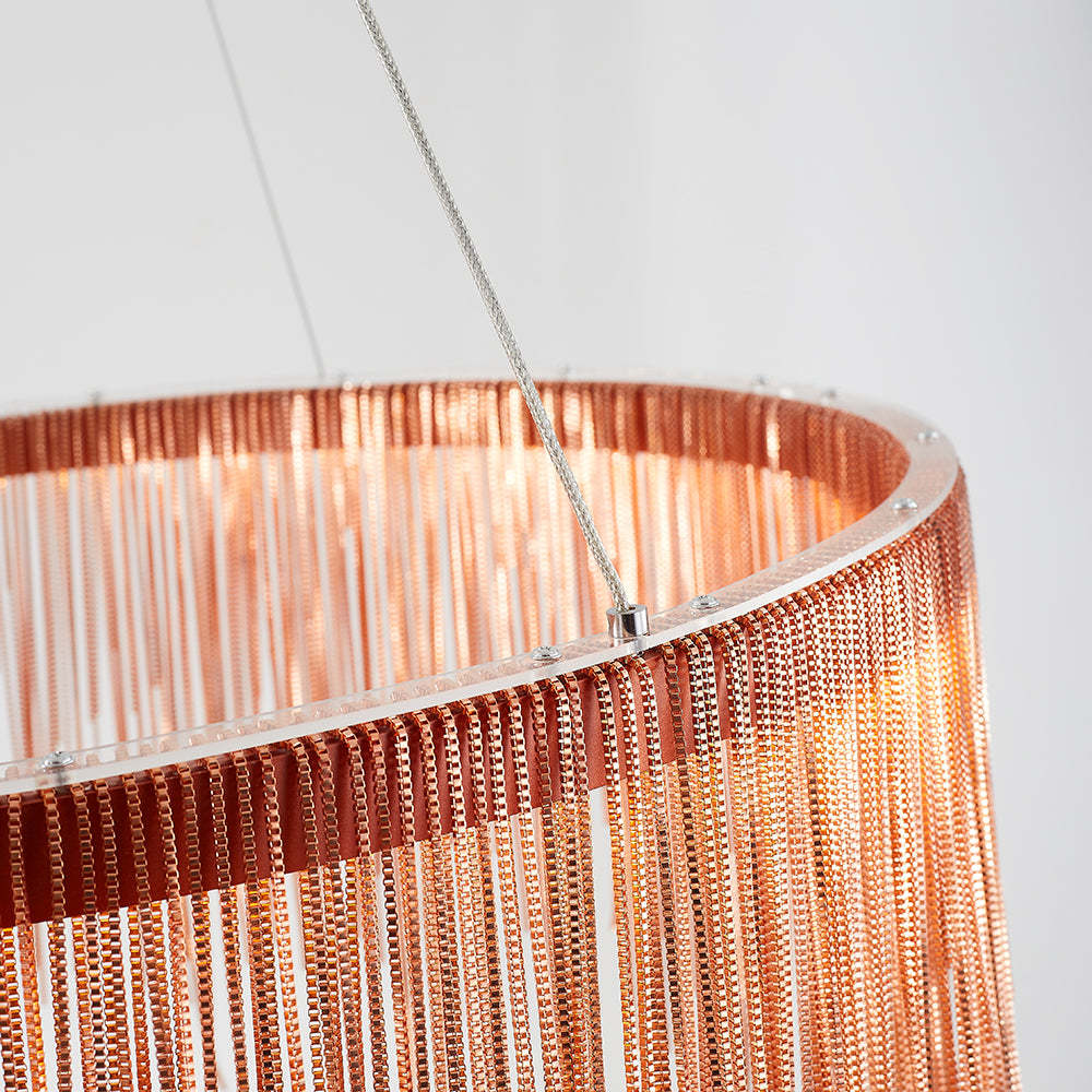 Marilyn Design Grote LED Hanglamp Zwart Wit Gouden Metaal Woonkamer