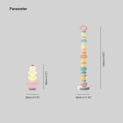 Morandi Moderne Design LED Rainbow Candy Unieke Glas Vloerlamp Metaal/Glas Slaapkamer/Woonkamer