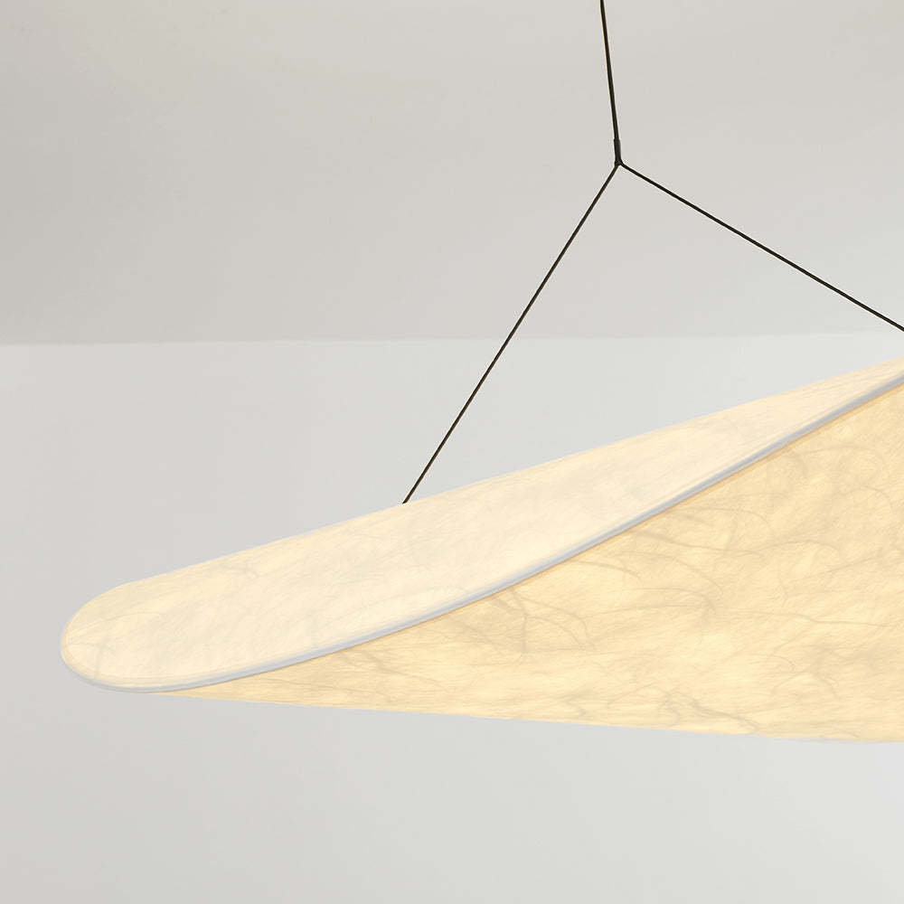 Renée Moderne LED Hanglamp Metaal/Kunstzijde Wit Slaap/Eet/Woonkamer