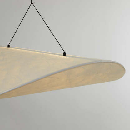 Renée Moderne LED Hanglamp Metaal/Kunstzijde Wit Slaap/Eet/Woonkamer