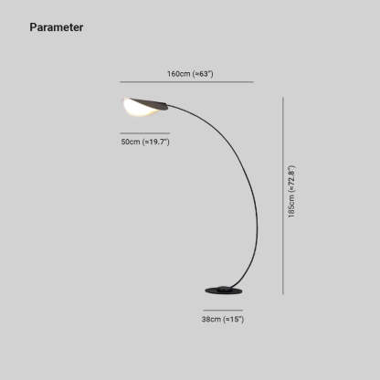 Edge Industriele LED Vloerlamp Zwart Metaal Slaapkamer Woonkamer