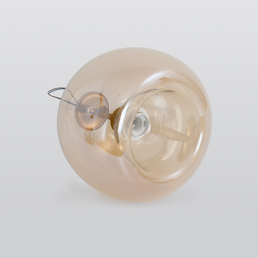 Sanna Moderne Ronde LED Plafondlamp Goud/Zwart Metaal/Glas Slaap/Eet/Woonkamer