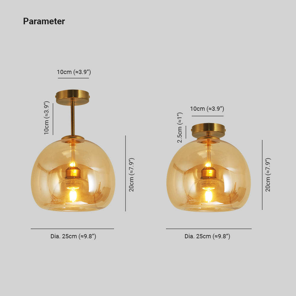 Sanna Moderne Ronde LED Plafondlamp Goud/Zwart Metaal/Glas Slaap/Eet/Woonkamer