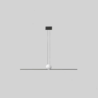 Edge Industriele LED Hanglamp Zwart/Goud Woonkamer Eettafel Metaal&Marmer&Acryl 35.4cm/47.2cm/59cm