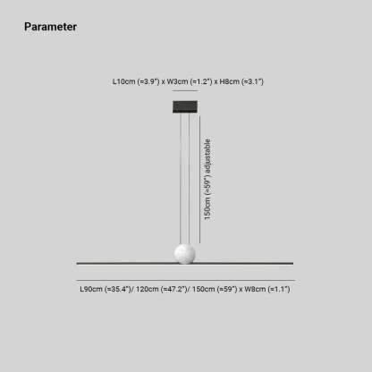 Edge Industriele LED Hanglamp Zwart/Goud Woonkamer Eettafel Metaal&Marmer&Acryl 35.4cm/47.2cm/59cm