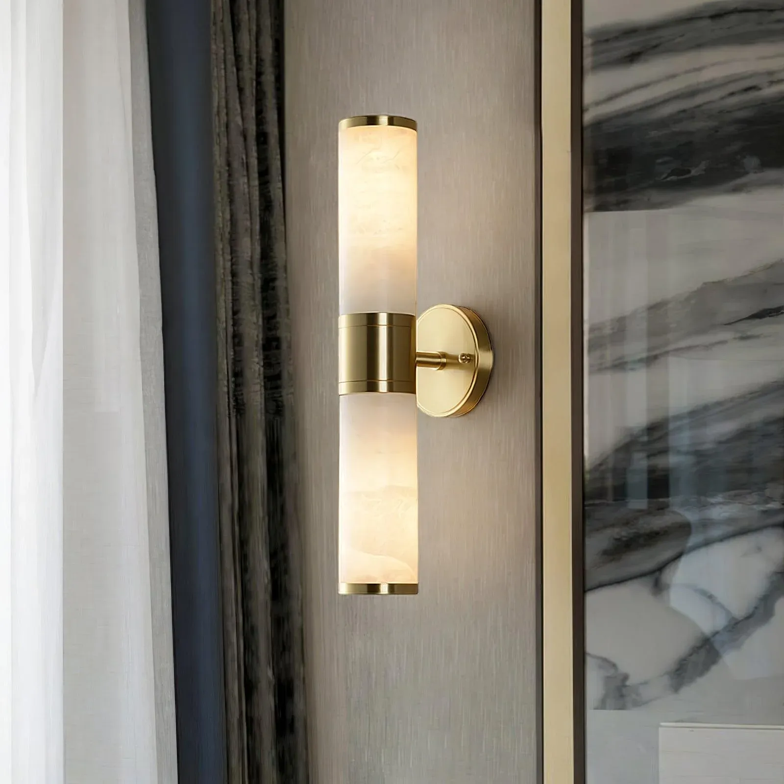 Alessio Modern Classical Resin Wall Light Shades Bedroom Living Hallway