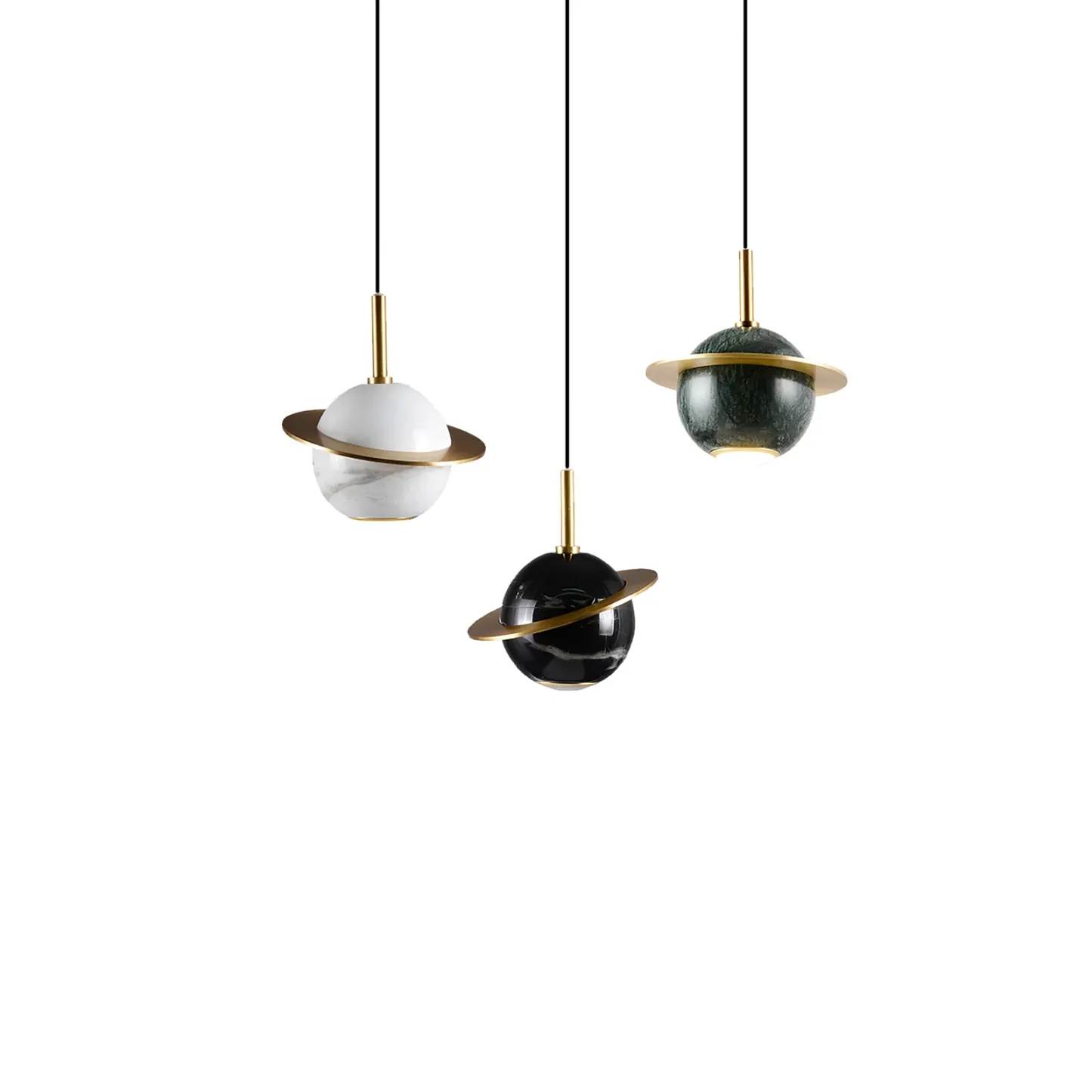 Valentina Modern Sphere Marble Pendant Light Bedroom Dining Room