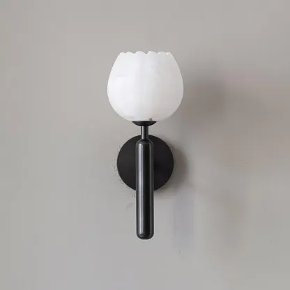 Carins Cottage Flower Resin Wall Light Shades Bedroom Hallway