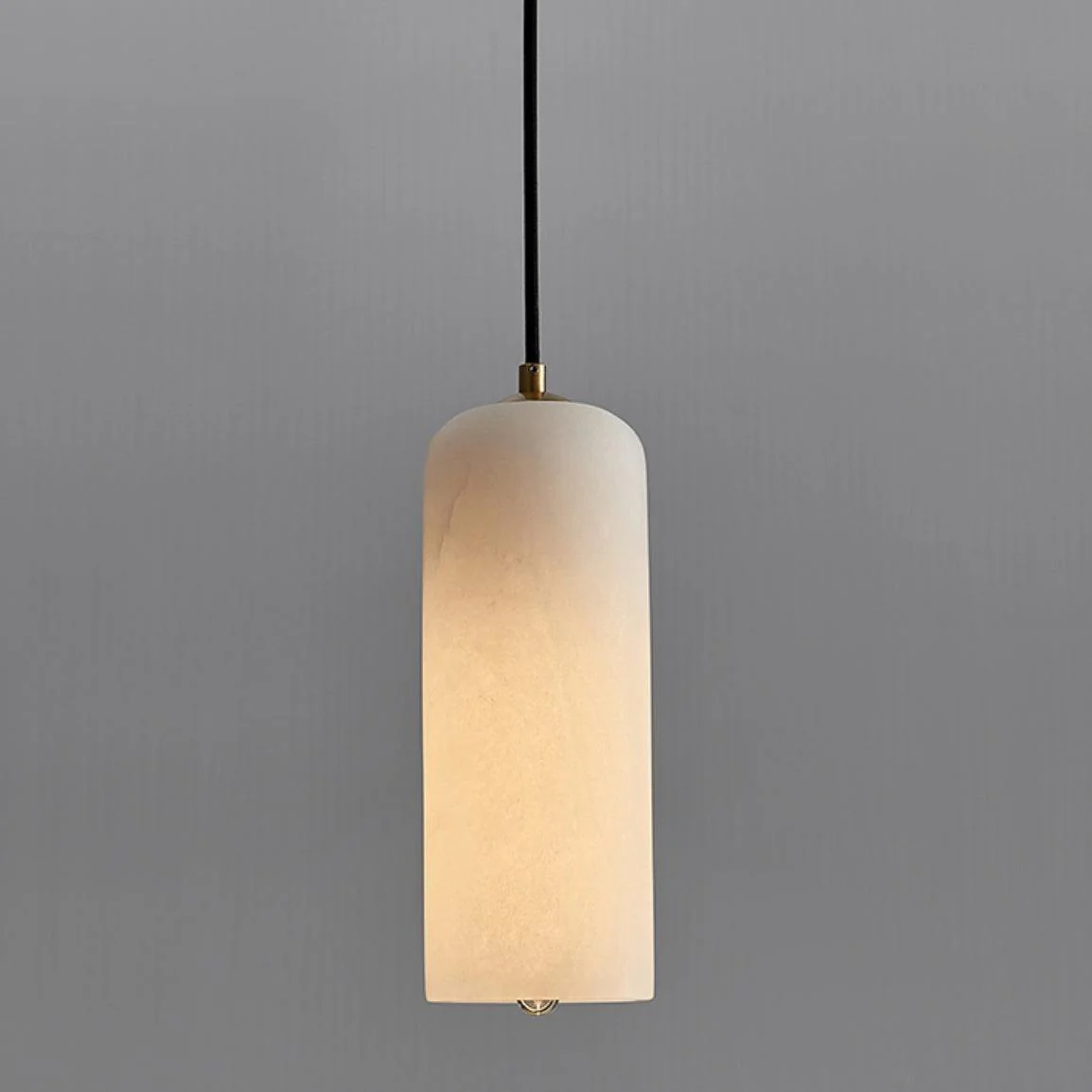 Jade Minimalism Metal Alabaster Pendant Light Bedroom Living Room