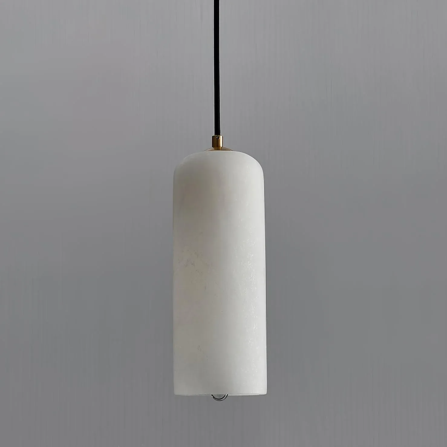 Jade Minimalism Metal Alabaster Pendant Light Bedroom Living Room