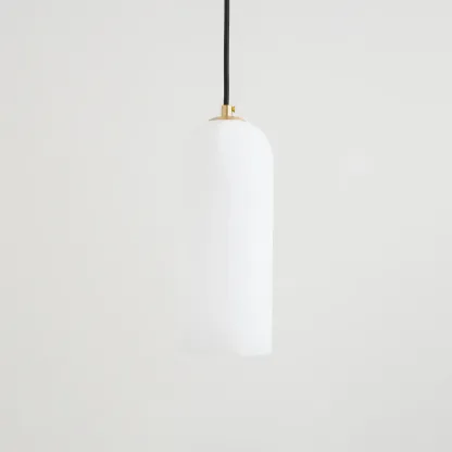 Jade Minimalism Metal Alabaster Pendant Light Bedroom Living Room