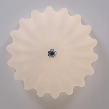 Quinn Modern Round Glass Ceiling Light Shades Bedroom Living Room