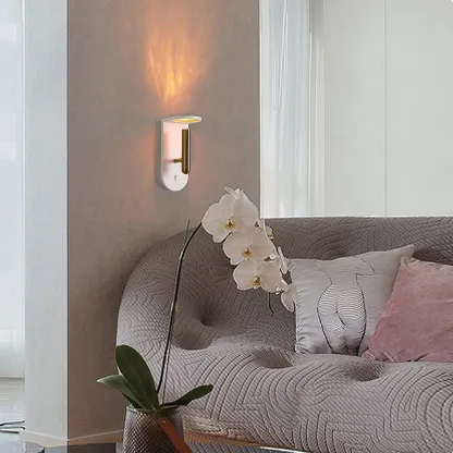Edge Minimalisme Acryl Metaal Zwarte Witte Wandlamp Eetkamer Slaapkamer
