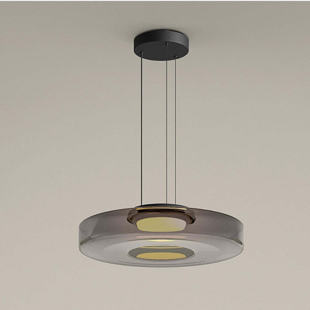 Hailie Modern Keuken Eiland Glas Hanglampen Woonkamer