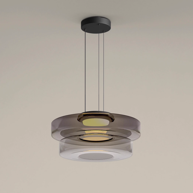 Hailie Modern Keuken Eiland Glas Hanglampen Woonkamer