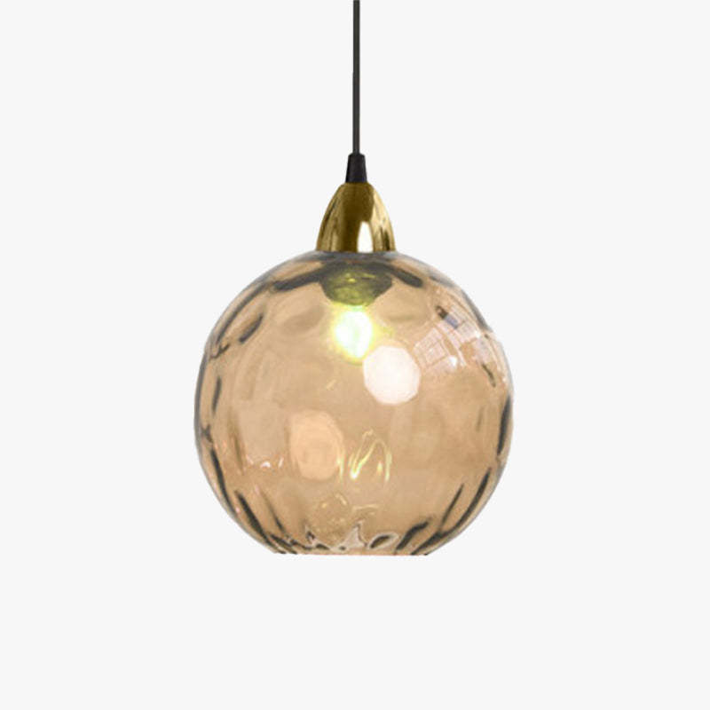Hailie Design Grote Ronde LED Hanglampen Metaal Glas Eetkamer