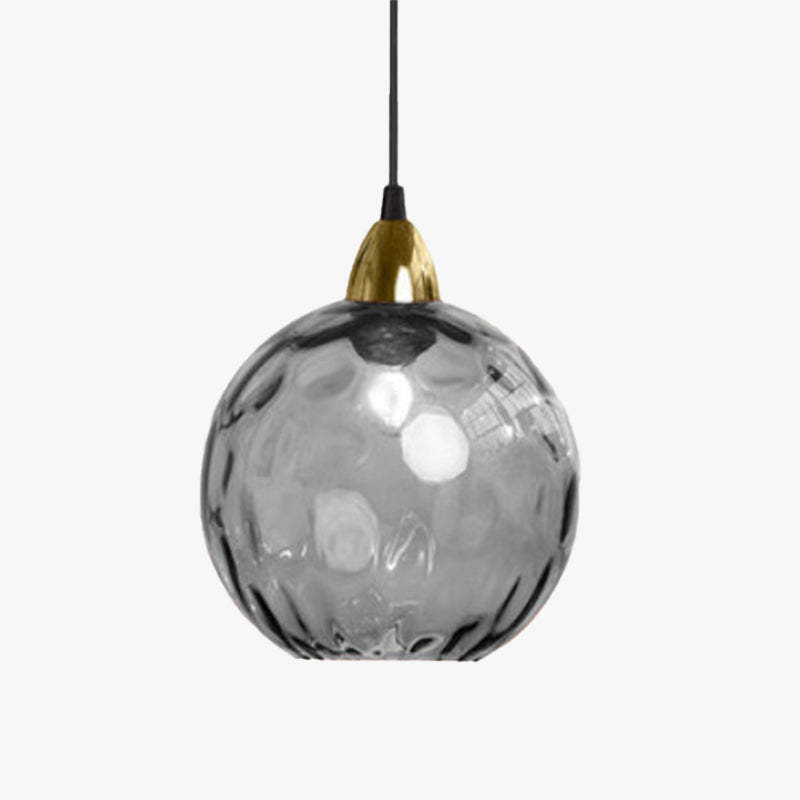Hailie Design Grote Ronde LED Hanglampen Metaal Glas Eetkamer