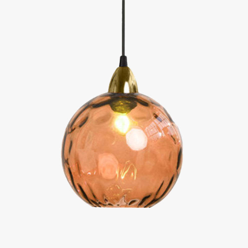 Hailie Design Grote Ronde LED Hanglampen Metaal Glas Eetkamer