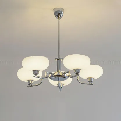 Valentina Vintage Antique Metal Glass Chandelier Living Dining Room