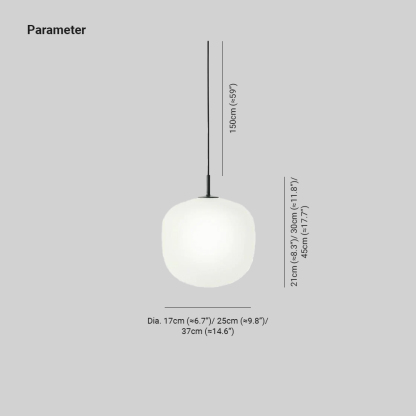 Hailie Modern Round Metal Glass Pendant Light Bedroom Dining Room
