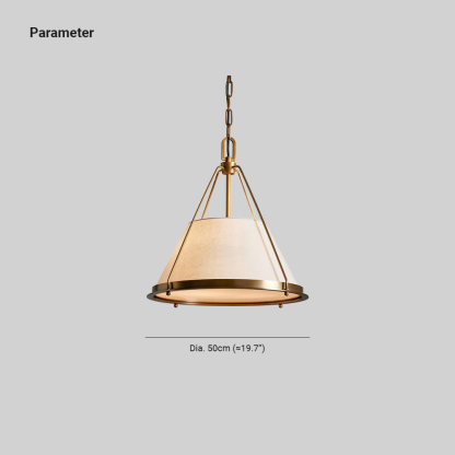 Alessio Vintage Unusual Metal Fabric Pendant Light Shades Bedroom Dining Room