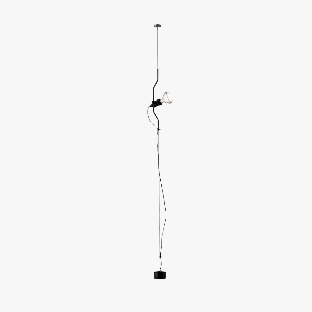 Alessio Minimalist Metal Black White Red Pendant Light Dining Room Bedroom