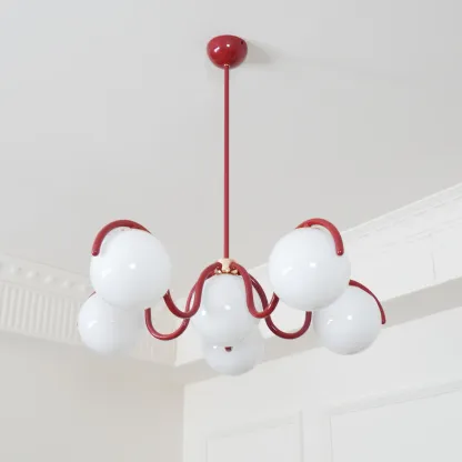 Valentina Vintage Metal Glass Pendant Light Bedroom Living Room