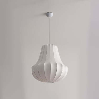 Renée Design LED Hanglamp Wit Metaal/Stof Slaap/Eet/Woonkamer