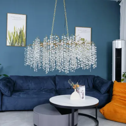 Marilyn Unusual Metal Glass Pendant Light Bedroom Living Room