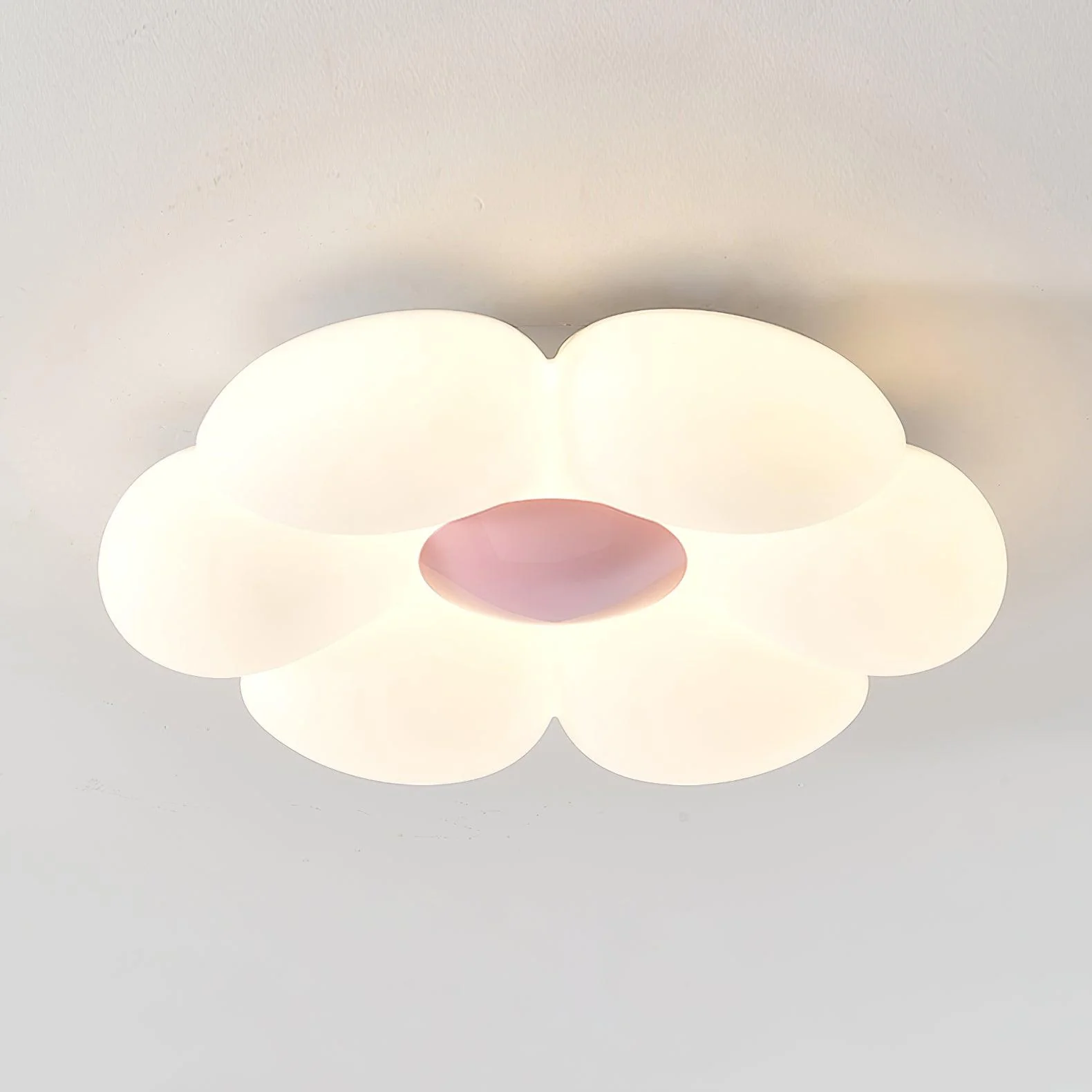 Quinn Modern Metal PE Acrylic Ceiling Light Bedroom Living Room