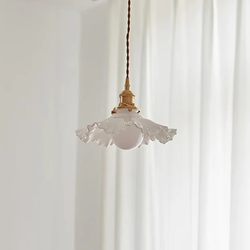 Carins Vintage Flower Glass Pendant Light Shades Bedroom Dining Room