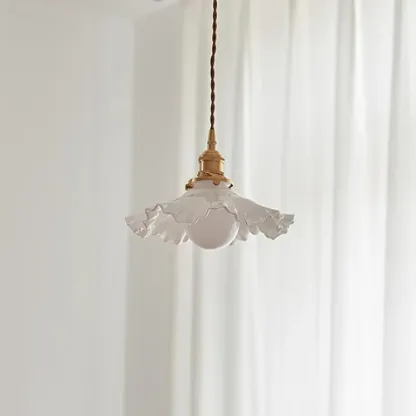 Carins Vintage Flower Glass Pendant Light Shades Bedroom Dining Room