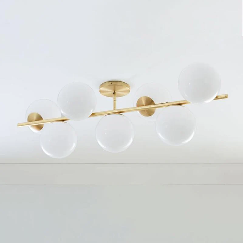 Valentina Modern Urban Brass Chandelier Living Dining Room