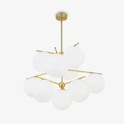 Valentina Modern Urban Brass Chandelier Living Dining Room